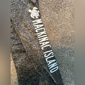 Gray Mackinac Island Sweatpants - medium NWT